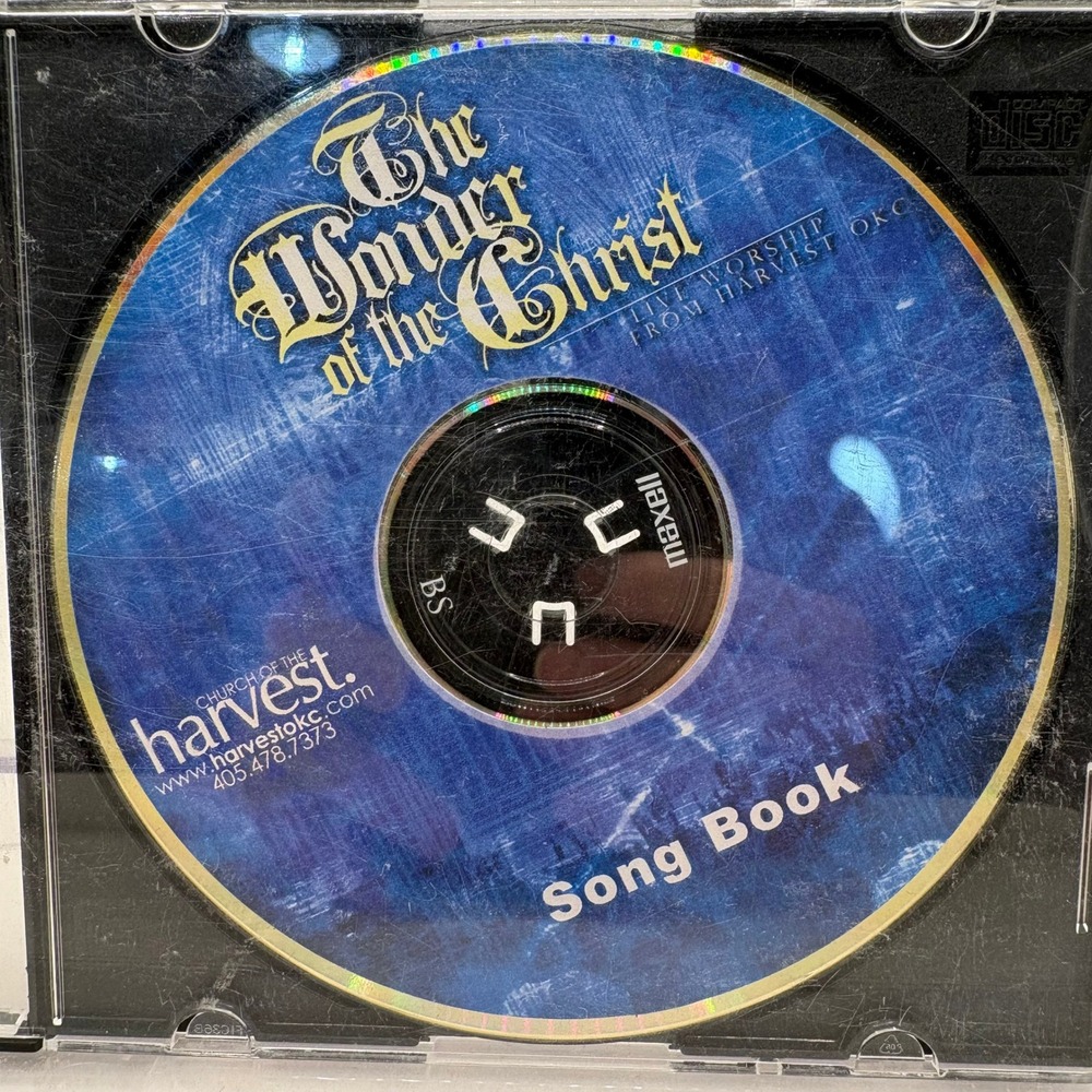 The Wonder of the Christ Live Worship from Harvest OKC Song Book CD Church Music